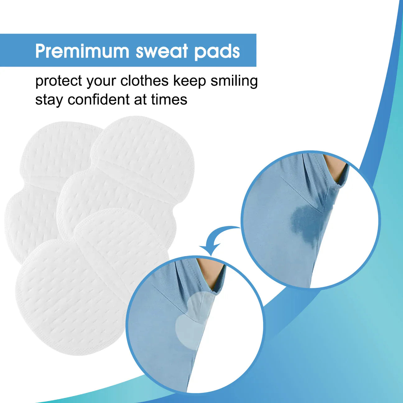 Underarm Sweat Pads - 28 Pcs - ALIVER®